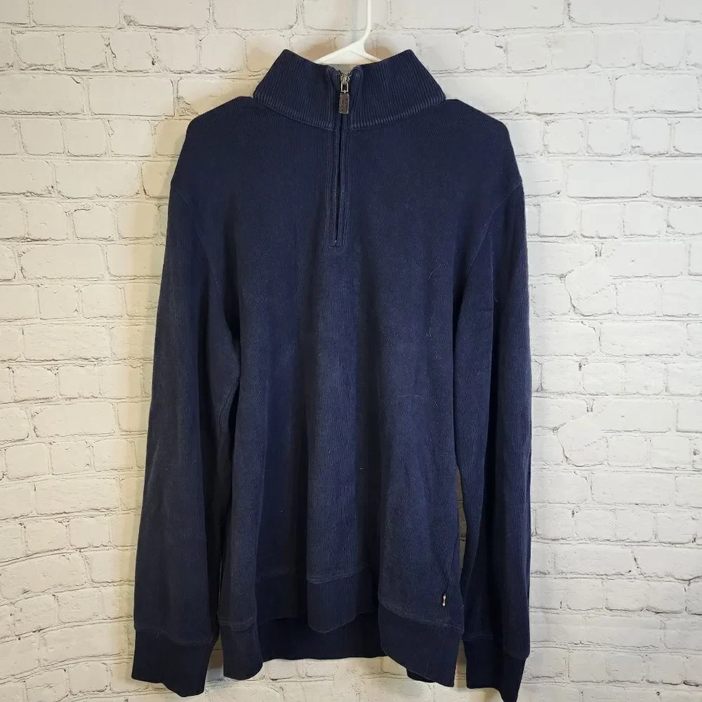 Men's Eddie Bauer zip-up sweater fleece, size LT